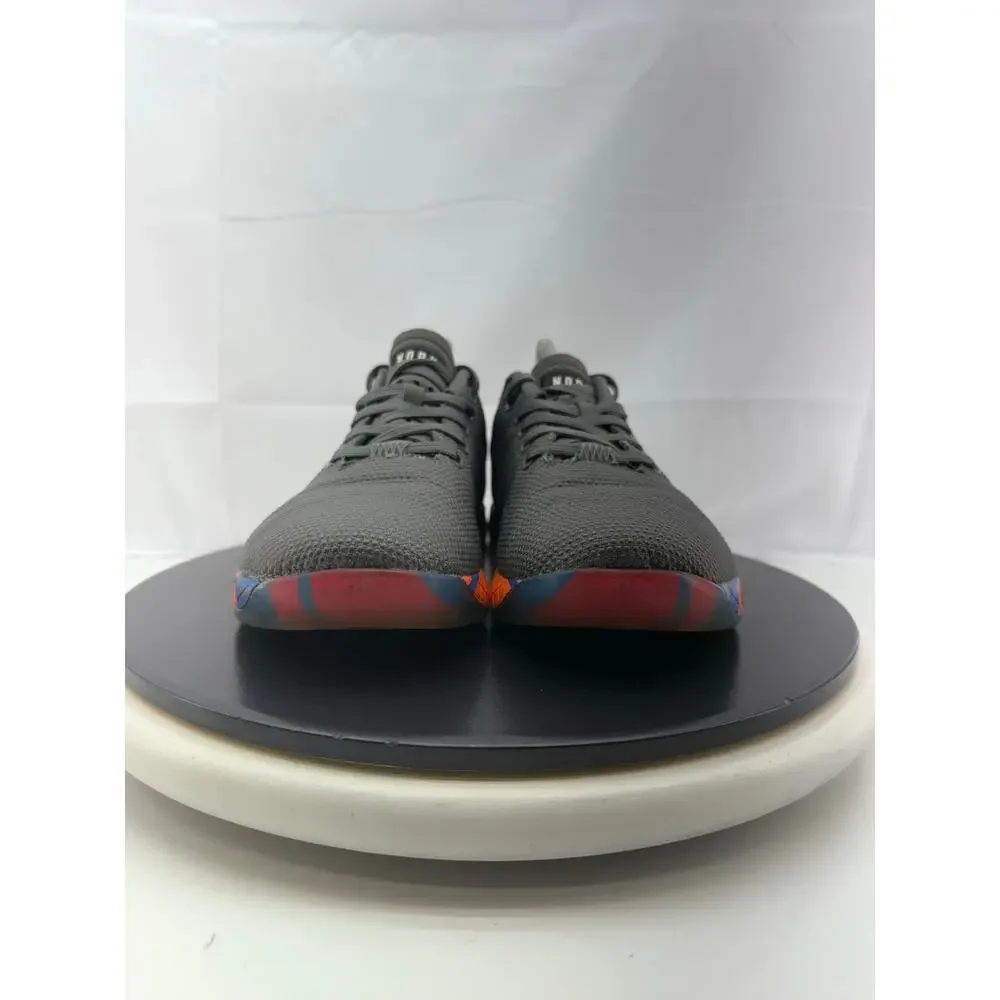 NOBULL Outwork Dark Gray Lightning Rainbow Womens Sz 9 Running Superfabric Shoes